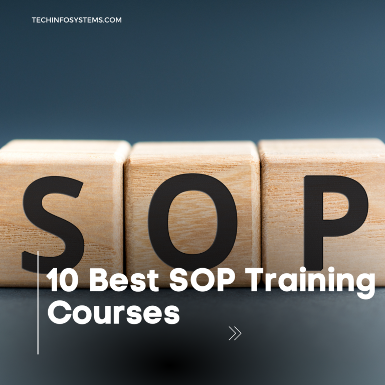 10 Best SOP Training Courses: Unlocking SOP Mastery!