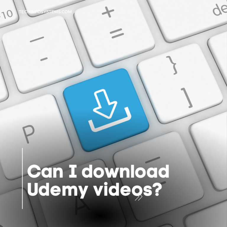 Can I download Udemy videos?