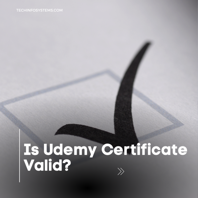is udemy certificate valid?