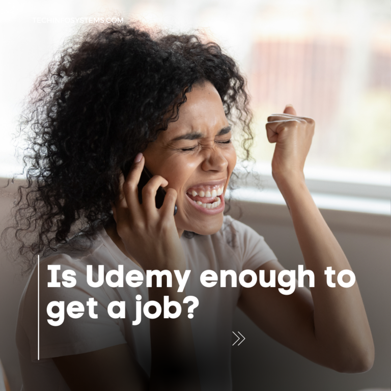 Is Udemy enough to get a job?